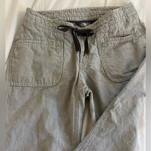 North Face linen blend pants